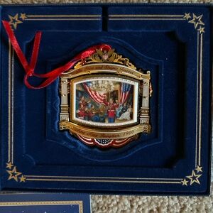 NEW 2010 White House Christmas Ornament: William McKinley U.S. Marine Band Music